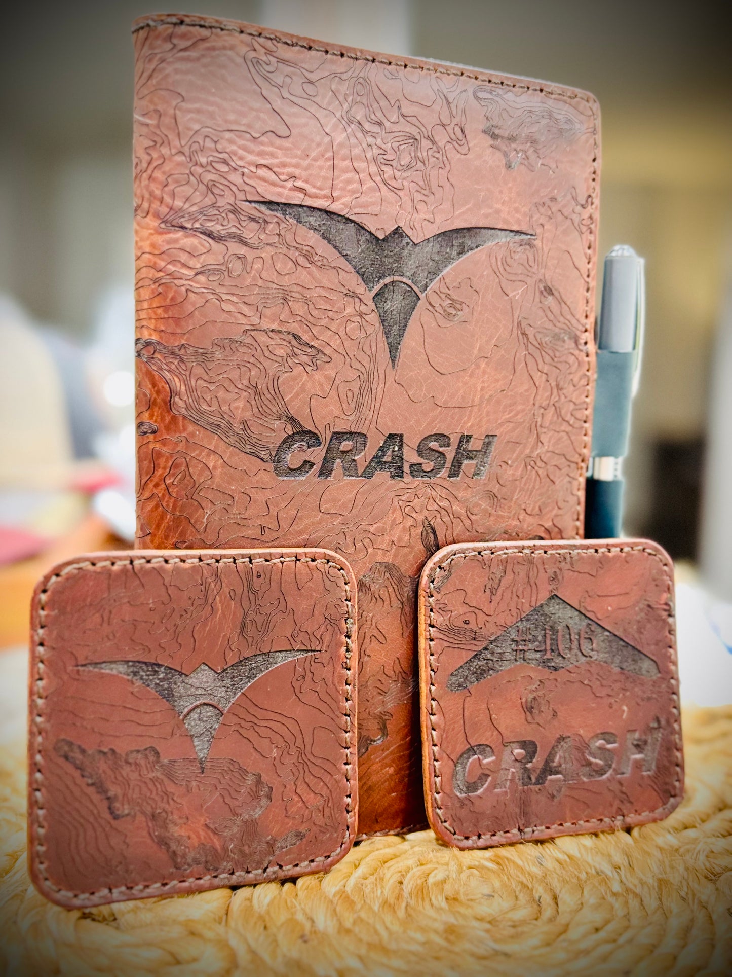 Leather Coaster (Set of 2)