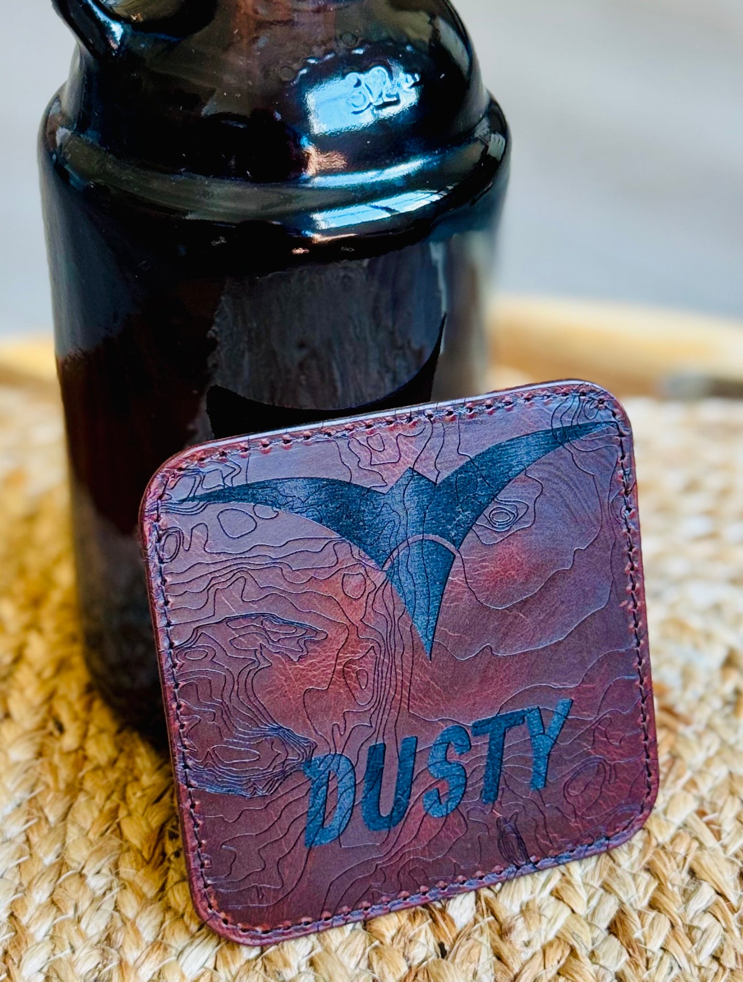 Leather Coaster (Set of 2)