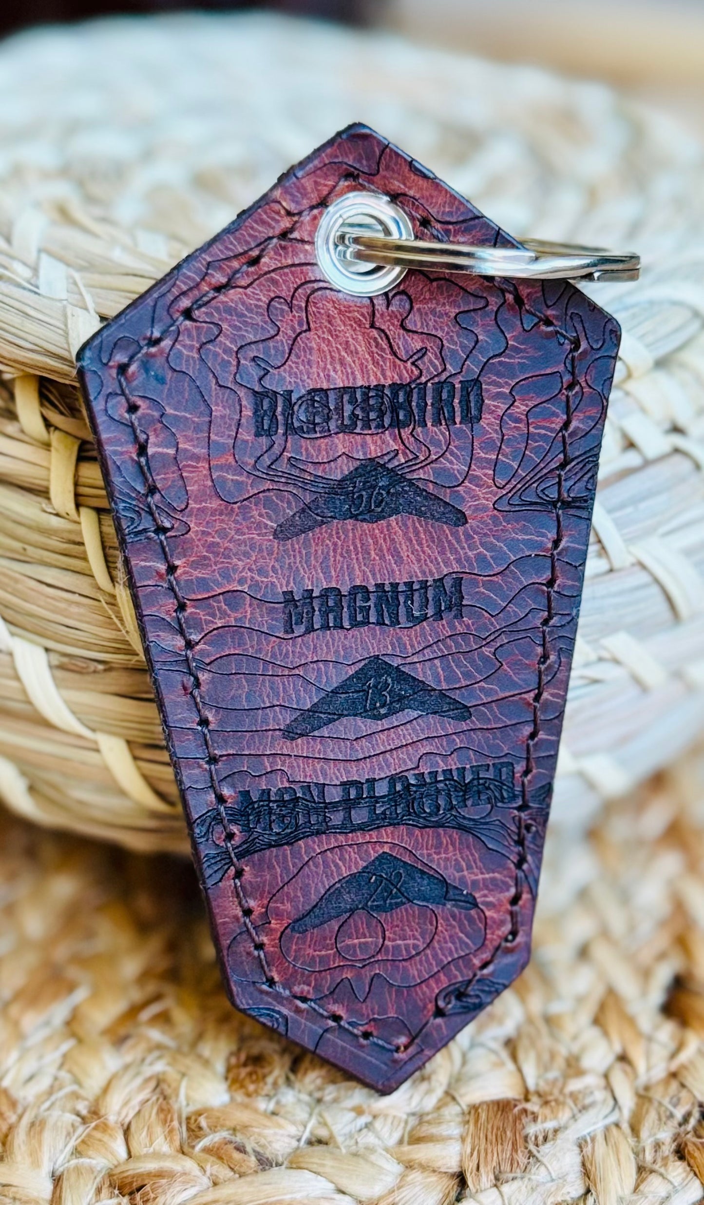 Full-Grain Leather Keychain